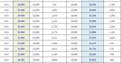 โปรแกรมประมาณการปรับค่าตอบแทนพนักงานราชการ