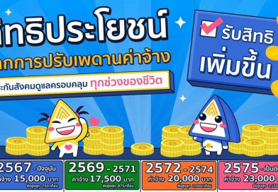 พนักงานราชการต้องรู้ ปรับเพดานค่าจ้างที่ใช้คำนวณเงินสมทบประกันสังคม